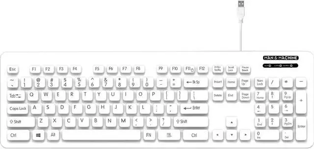 Alt view image 3 of 7 - LCOOL KEYBOARD - WHITE