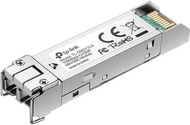 Alt view image 7 of 7 - TP-LINK TL-SM311LS Gigabit SFP module, Single-mode, MiniGBIC, LC interface, Up to 10km distance