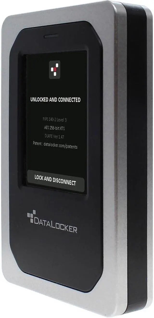 Alt view image 6 of 15 - DataLocker DL4 FE 1TB USB 3.2 Portable External Hard Drive DL41TBFE