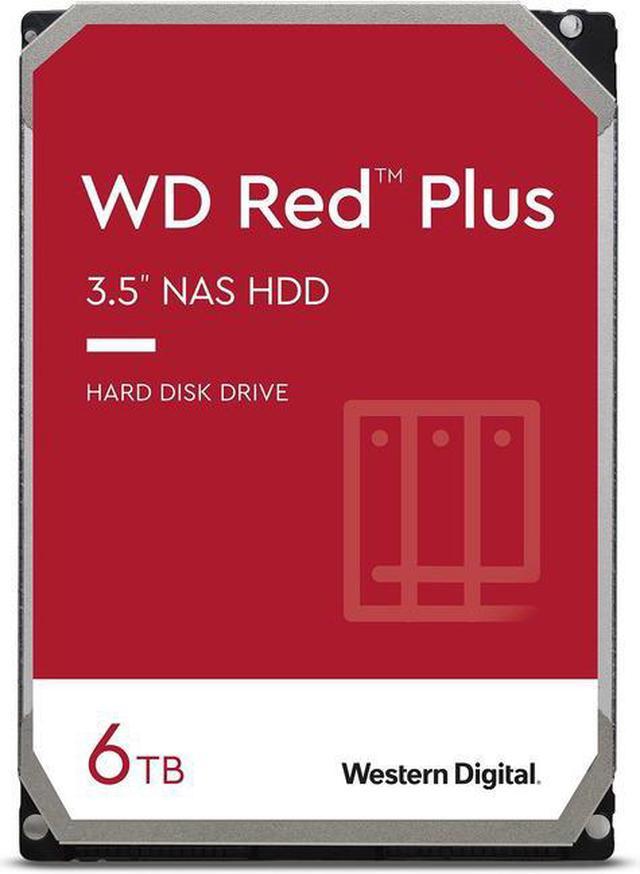 Refurbished: Western WD60EFZX Digital Red Plus WD60EFZX 6 TB