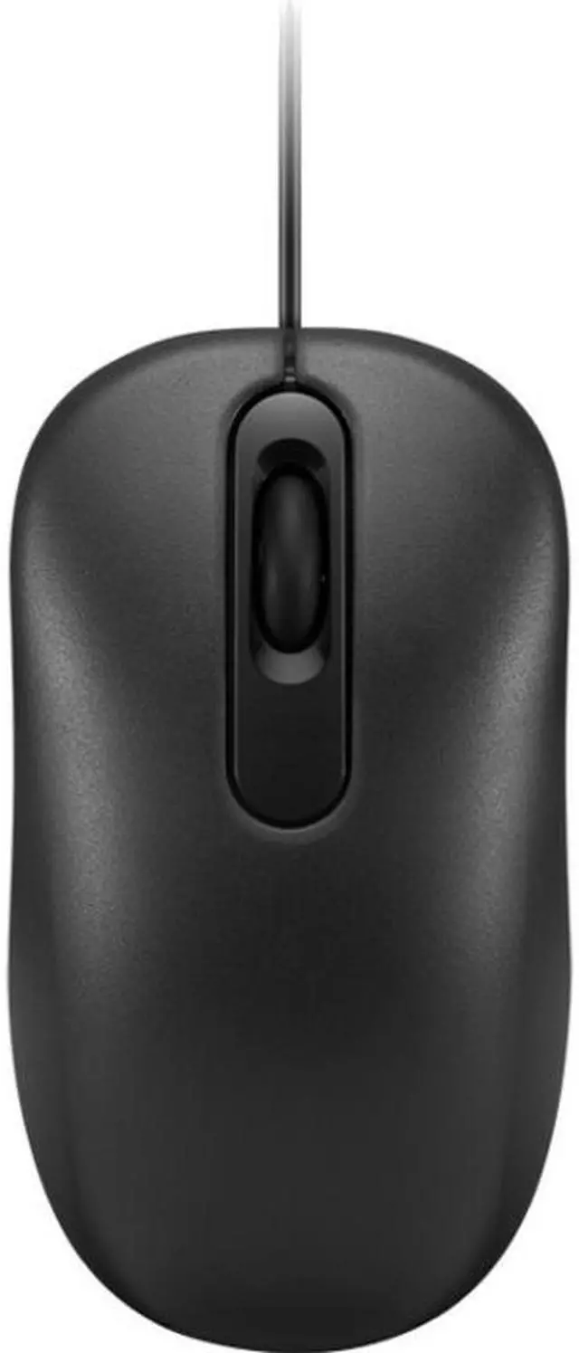 Alt view image 3 of 19 - Lenovo Basic Ambidextreous Optical 3 Buttons Wired USB Mouse Black 4Y51C68693