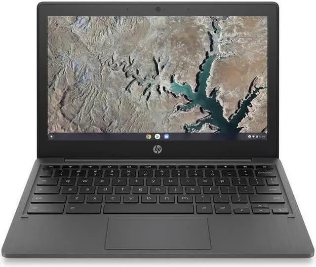 Alt view image 3 of 12 - HP Chromebook 11a-na0040nr 11.6-in HD Touch 4GB 32GB Ash Gray