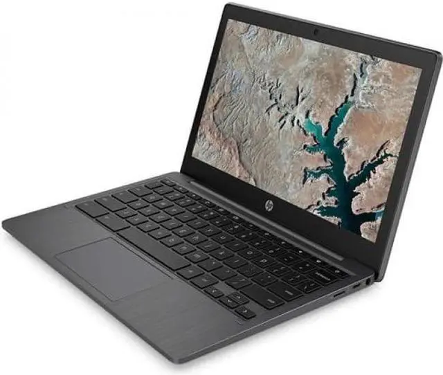 Alt view image 5 of 12 - HP Chromebook 11a-na0040nr 11.6-in HD Touch 4GB 32GB Ash Gray