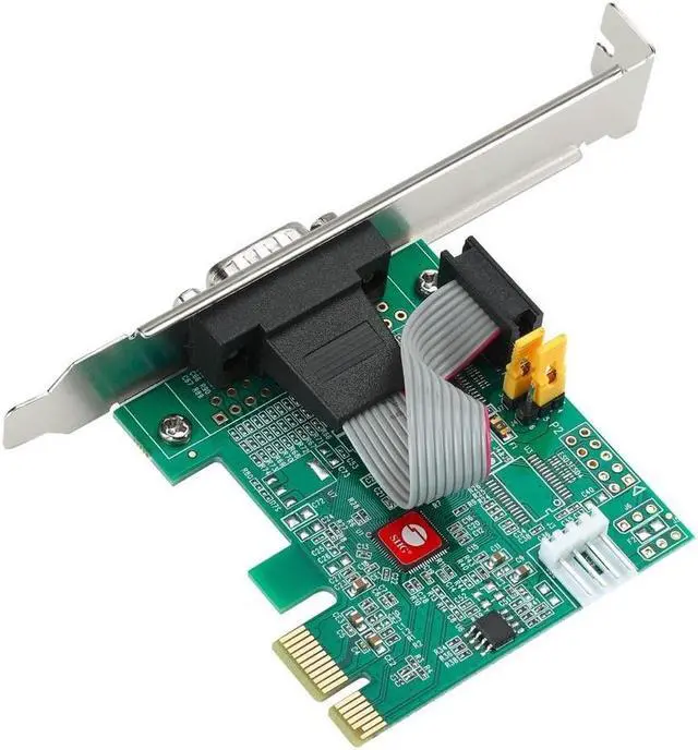 Alt view image 5 of 14 - SIIG DP Cyber RS-232 1S PCIe Card 250Kbps JJE20611S1