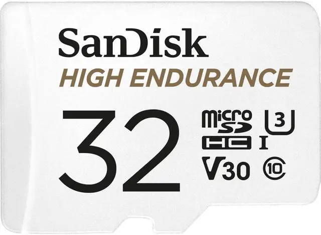 Alt view image 6 of 8 - SanDisk High Endurance 32GB UHS-I microSDHC Memory Card with SD Adapter