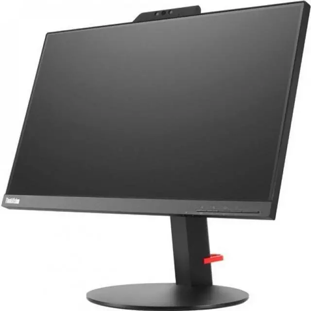 Alt view image 13 of 18 - Lenovo ThinkVision T22v-10 22" (21.5" Viewable) Full HD 1920 x 1080P 60Hz, 4ms IPS Monitor with Built-in Speakers, Webcam and Height Adjustable Tilt, Pivot, Swivel