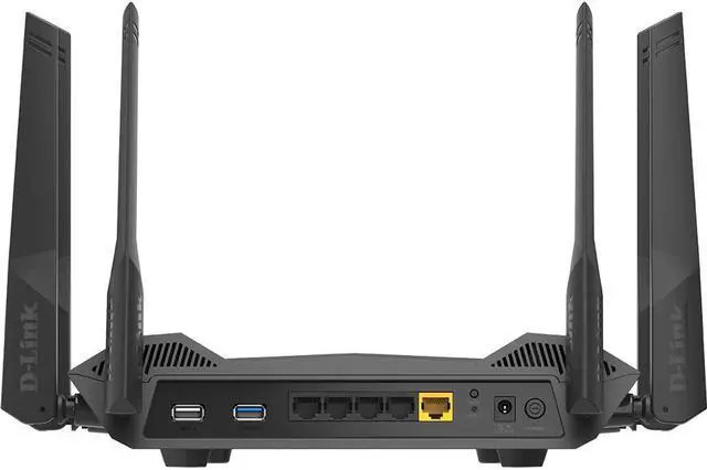 Alt view image 4 of 17 - D-Link EXO AX DIR-X4860 IEEE 802.11ax Ethernet Wireless Router DIRX4860US
