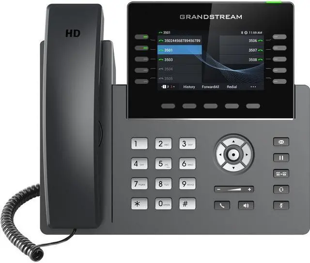 Alt view image 4 of 6 - Grandstream - GRP2615 - 10-line Carrier-grade Ip Phone Zero-touch Provisioning For Mass