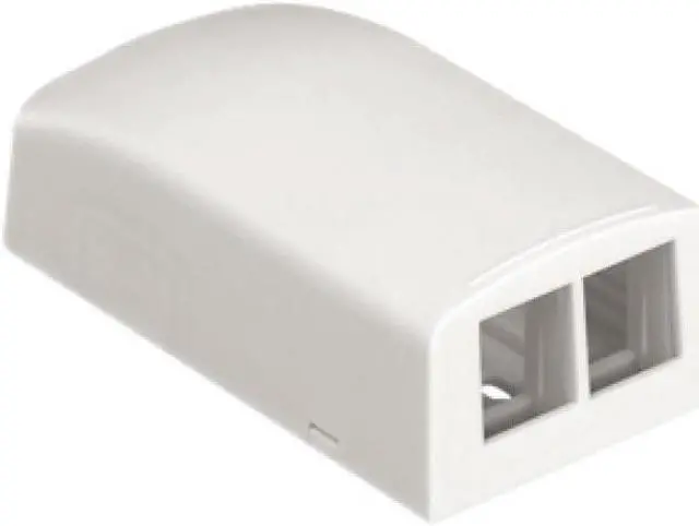 Alt view image 10 of 10 - Panduit NetKey 2 Sockets Surface Mounting Box