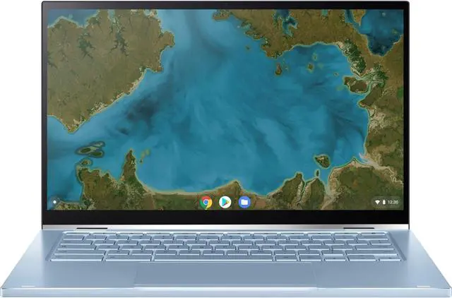 Alt view image 4 of 12 - ASUS Chromebook Flip 14" Touchscreen Laptop m3-8100Y 4GB 64GB eMMC Chrome OS