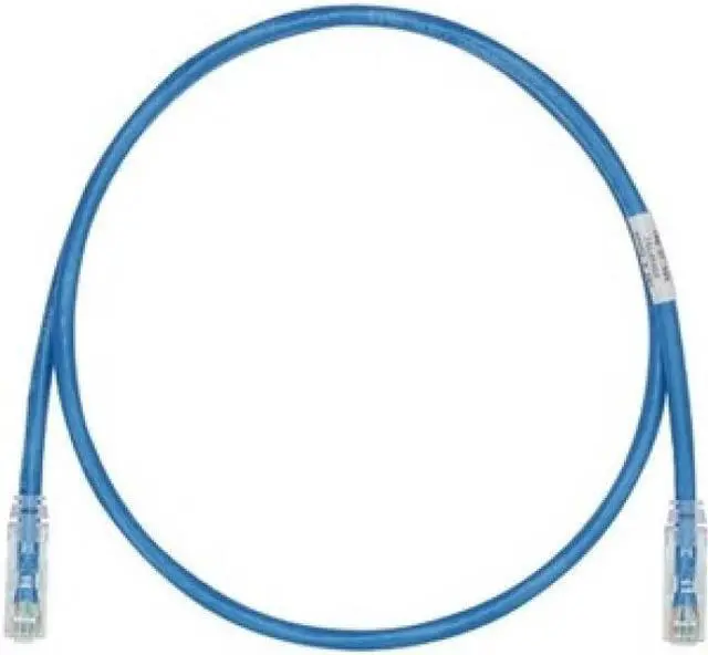 Alt view image 3 of 4 - Panduit UTP28SP3BU 3 ft. Cat 6 Blue Network Ethernet Cable EA CU PC 28 AWG UTP
