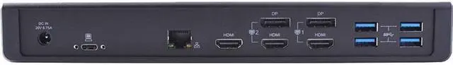 Alt view image 3 of 20 - CODi A01080 USB-C Multiport Triple 4K Display Docking Station