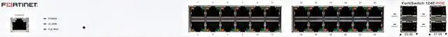 Alt view image 6 of 13 - Fortinet FortiSwitch 124E-FPOE 24 Port Layer 2 Gigabit Ethernet Switch - FS-124E-FPOE