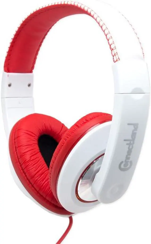 Alt view image 8 of 13 - SYBA Red/White CL-AUD63080 3.5mm Connector Binaural Headphone