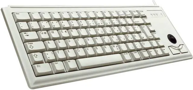 Alt view image 7 of 10 - Zf G84-4420Lpbeu-0 15-Ultraslim,Intl 83 Key Lay Optical Track Ball,Ps2,Grey