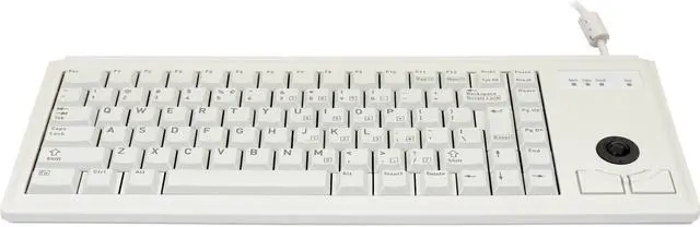 Alt view image 5 of 10 - Zf G84-4420Lpbeu-0 15-Ultraslim,Intl 83 Key Lay Optical Track Ball,Ps2,Grey