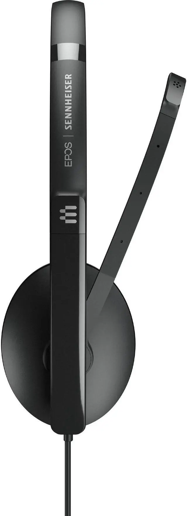 Alt view image 4 of 19 - EPOS | SENNHEISER ADAPT 160 USB II Headset - Stereo - USB - Wired - On-ear - Binaural - 5.86 ft Cable - Noise Cancelling Microphone - Black - 1000915