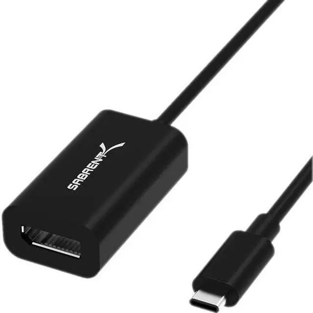 Alt view image 8 of 16 - Sabrent USB 3.1 Type-C to DisplayPort Adapter (DA-DPUC)