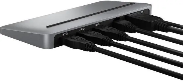 Alt view image 3 of 8 - Brydge Stone II USB-C Multiport Hub for Windows & MacOS - for Notebook/Desktop PC - USB 3.1 Type C - 5 x USB Ports - USB Type-C - Network (RJ-45) - HDMI - Wired