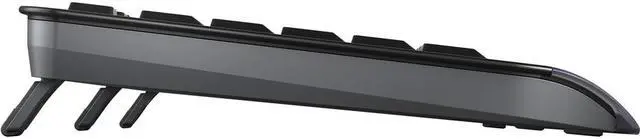 Alt view image 4 of 14 - CHERRY GENTIX DESKTOP Wireless Desktop - USB Wireless RF 104 Key - English (US) - Black - USB Wireless RF Mouse - Optical - 2000 dpi - 6 Button - Scroll Wheel - Black - Multimedia, Windows Key Lock, B
