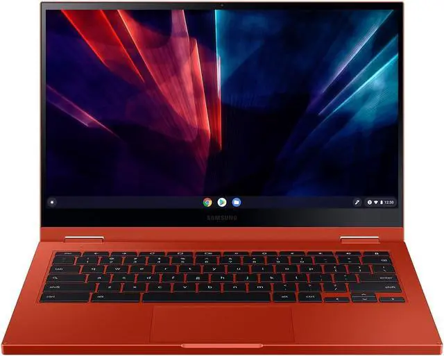 Alt view image 3 of 20 - Samsung Galaxy Chromebook 2 XE530QDA-KA2US 13.3" Touchscreen 2 in 1 Chromebook - Full HD - 1920 x 1080 - Intel Celeron 5205U 1.90 GHz - 4 GB RAM - Fiesta Red - Chrome OS - Intel UHD Graphics - 13