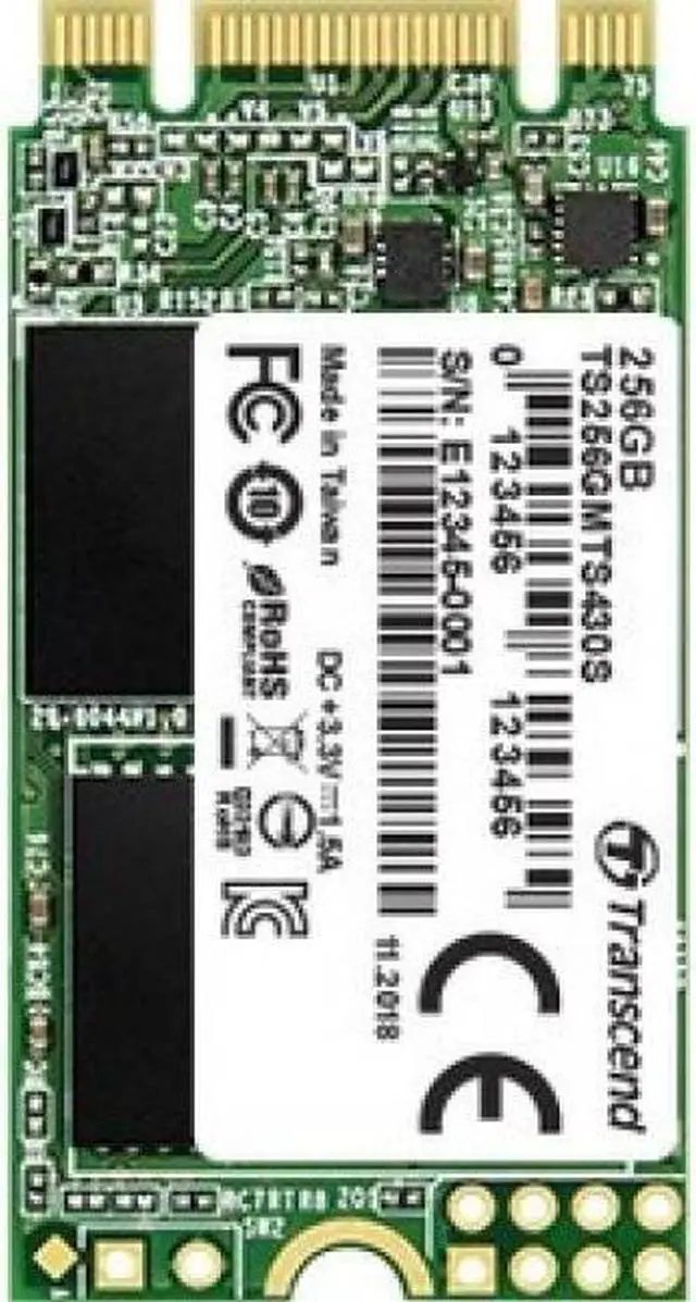 Alt view image 5 of 11 - transcend 256gb sata iii 6gb/s mts430s 42 mm m.2 ssd solid state drive ts256gmts430s