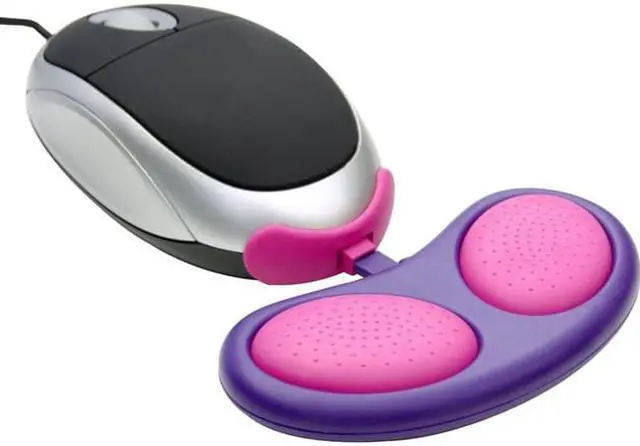 Alt view image 2 of 2 - Mousebean Ergonomic Hand Rest Violet/Cerise HM68945