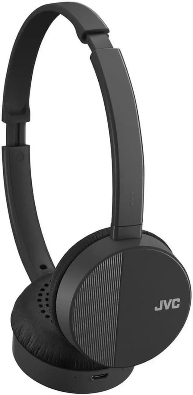 Alt view image 6 of 15 - JVC HA-S23W Headset - USB - Wireless - Bluetooth - 33 ft - 32 Ohm - 20 Hz - 20 kHz - On-ear - Black