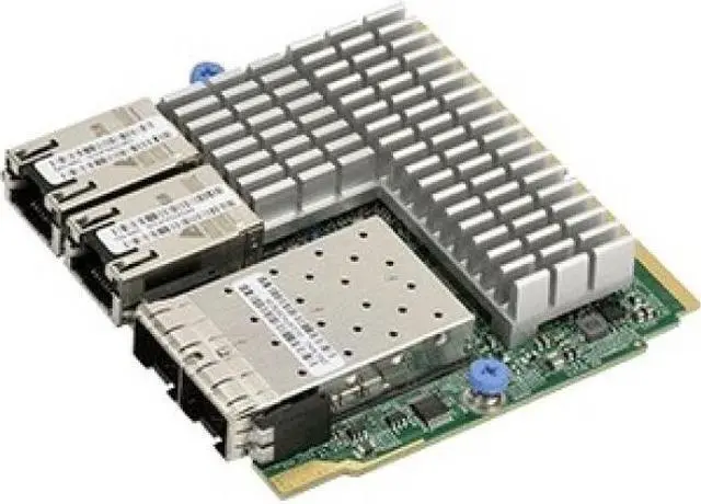 Alt view image 2 of 9 - Supermicro AOC-MH25G-M2S2TM Dual-port 25 Gigabit & Dual-port 10 Gigabit Ethernet Adapter