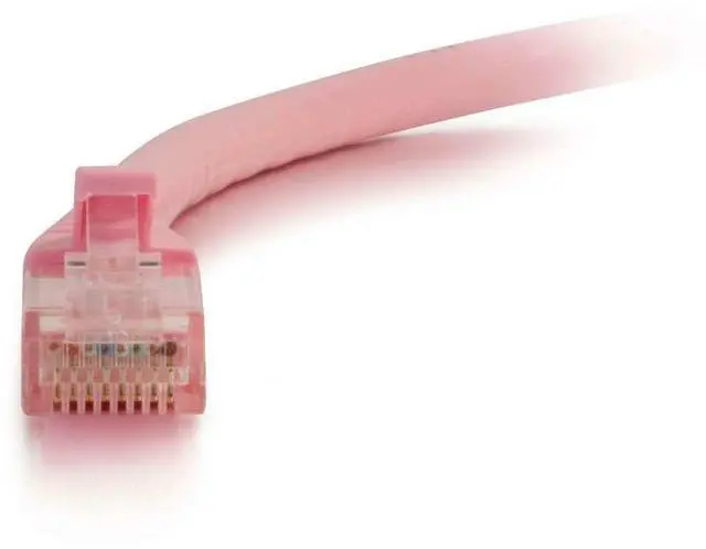 Alt view image 6 of 8 - C2G 04056 Cat6 Cable - Snagless Unshielded Ethernet Network Patch Cable, Pink (20 Feet, 6.09 Meters)