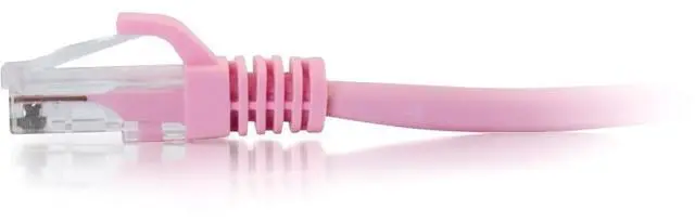 Alt view image 7 of 8 - C2G 04056 Cat6 Cable - Snagless Unshielded Ethernet Network Patch Cable, Pink (20 Feet, 6.09 Meters)
