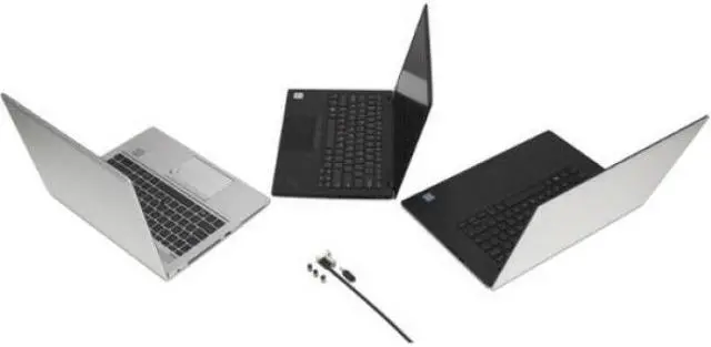 Alt view image 4 of 20 - Kensington Universal 3-in-1 Keyed Laptop Lock K62318WW