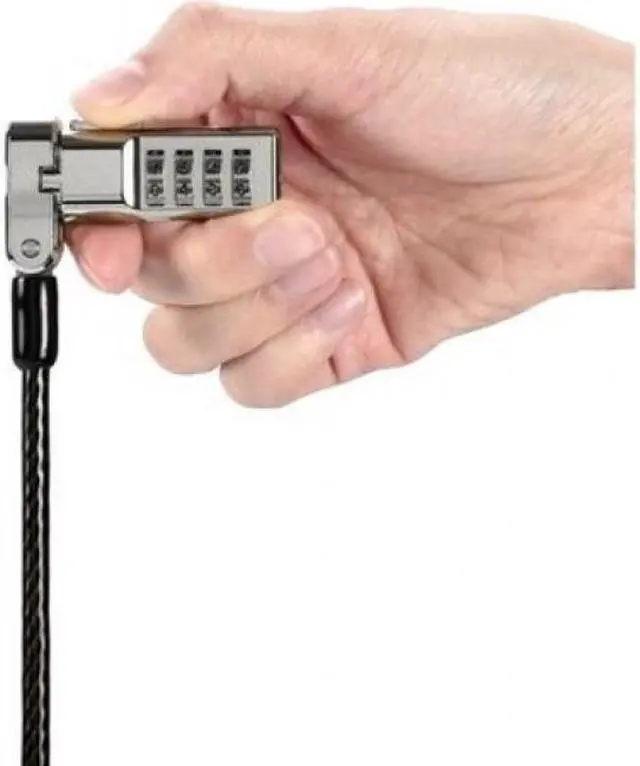 Alt view image 12 of 19 - Kensington 3-in-1 Combination Serialized Laptop Lock