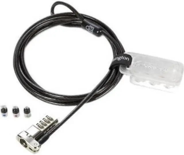 Alt view image 8 of 19 - Kensington 3-in-1 Combination Serialized Laptop Lock