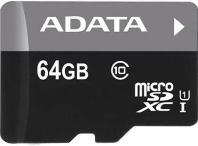 Alt view image 11 of 20 - ADATA AUSDX64GUICL10-RA1 Premier 64 GB micro SDHC/SDXC UHS-I U1 Memory Card with One Adapter