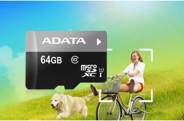 Alt view image 13 of 20 - ADATA AUSDX64GUICL10-RA1 Premier 64 GB micro SDHC/SDXC UHS-I U1 Memory Card with One Adapter