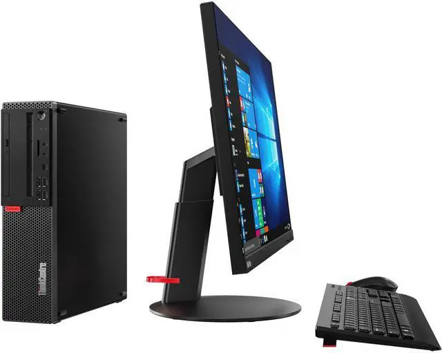 Alt view image 4 of 18 - Lenovo ThinkCentre M920s 10SJ004QUS Desktop Computer - Intel Core i5 9th Gen i5-9400 2.90 GHz - 8 GB RAM DDR4 SDRAM - 256 GB SSD - Small Form Factor - Black - Windows 10 Pro 64-bit - Intel UHD Graphic