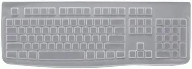 Alt view image 2 of 10 - Logitech Protective Covers for K120 Keyboard - Silicone