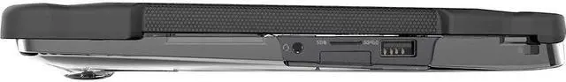 Alt view image 7 of 10 - Gumdrop 06D003 SlimTech For Dell Latitude 13 5310 2-in-1 - For Dell Notebook - Textured Grip - Black, Transparent - Frosted - Bump Resistant, Scratch Resistant, Scuff Resistant, Drop Resistant - ...