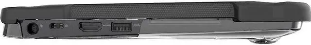 Alt view image 6 of 10 - Gumdrop 06D003 SlimTech For Dell Latitude 13 5310 2-in-1 - For Dell Notebook - Textured Grip - Black, Transparent - Frosted - Bump Resistant, Scratch Resistant, Scuff Resistant, Drop Resistant - ...