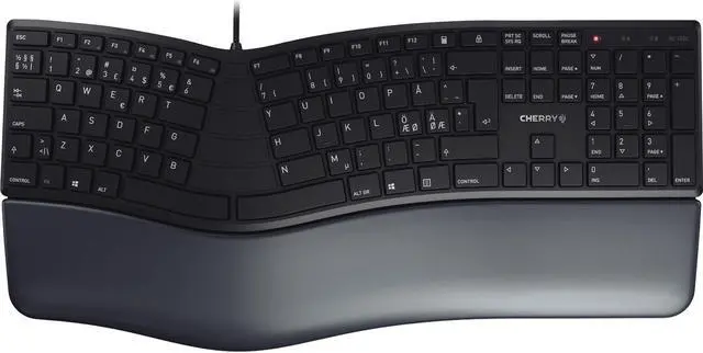Alt view image 2 of 16 - CHERRY ERGO KC 4500 Keyboard JK4500EU2