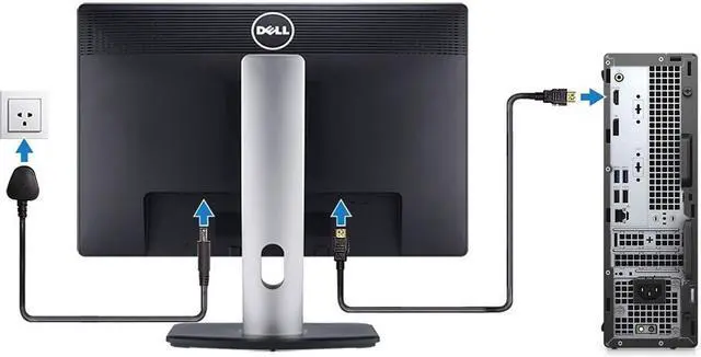 Alt view image 7 of 19 - Dell OptiPlex 3000 3080 Desktop Computer - Intel Core i5 10th Gen i5-10505 Hexa-core (6 Core) 3.20 GHz - 8 GB RAM DDR4 SDRAM - 256 GB NVMe M.2 PCI Express M.2 SSD - Small Form Factor - Black - Windows