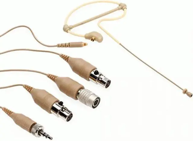 Main image of Samson SE10x Omni Earset Mic w/ 4x Adapter Cable, 3mm Capsule, Single Ear, Beige