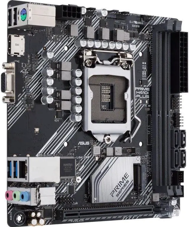 Alt view image 5 of 11 - ASUS PRIME H410I-PLUS/CSM LGA 1200 Intel H410 Mini ITX Intel Motherboard