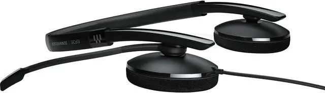Alt view image 6 of 19 - EPOS | SENNHEISER ADAPT 160 USB II Headset - Stereo - USB - Wired - On-ear - Binaural - 5.86 ft Cable - Noise Cancelling Microphone - Black - 1000915