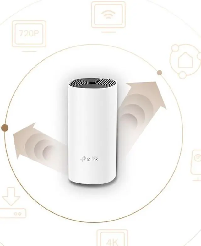 Alt view image 2 of 3 - TP-Link Deco HC4 IEEE 802.11ac Ethernet Wireless Router - 2.40 GHz ISM Band - 5 GHz UNII Band - 2 x Antenna(2 x Internal) - 150 MB/s Wireless Speed - 1 x Network Port - 1 x Broadband Port - Gigabit Et