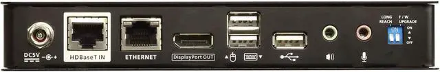 Alt view image 13 of 18 - ATEN USB DisplayPort HDBaseT 2.0 KVM Extender (4K@100m) CE920