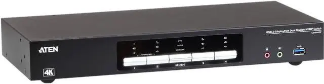Alt view image 8 of 13 - 2 Port USB3.0 4K DisplayPort Dual Display KVMP