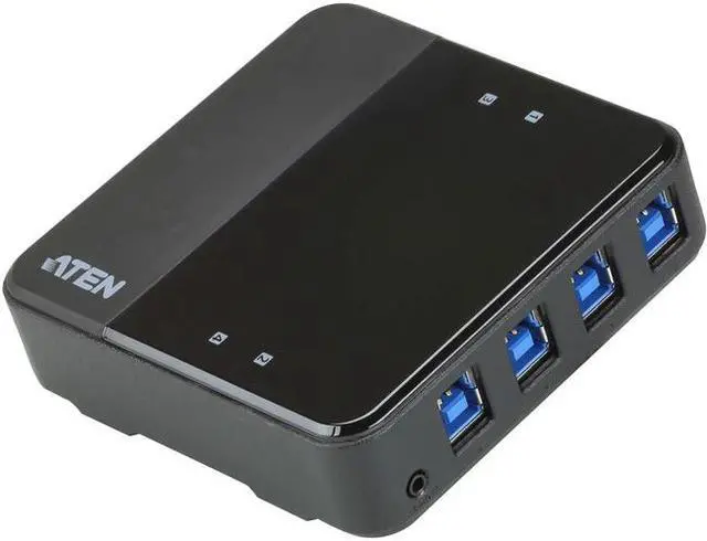 Alt view image 7 of 10 - ATEN US3344 4x4 USB 3.1 Gen1 Peripheral Sharing Switch w/3-Yr Warranty