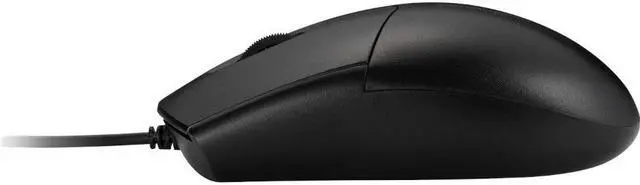 Alt view image 6 of 14 - Kensington Pro Fit Wired Washable Mouse - Rugged - Optical - Cable - Black - USB Type A - 1600 dpi - Scroll Wheel - 3 Button(s) - Symmetrical